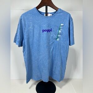Poppi Blue Short Sleeve Tee